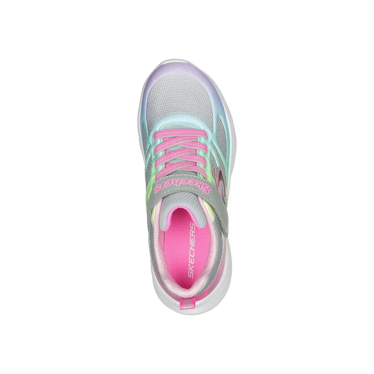 Кроссовки низкие с шнуровкой Junior Power Jams Skechers, серый — фото 2