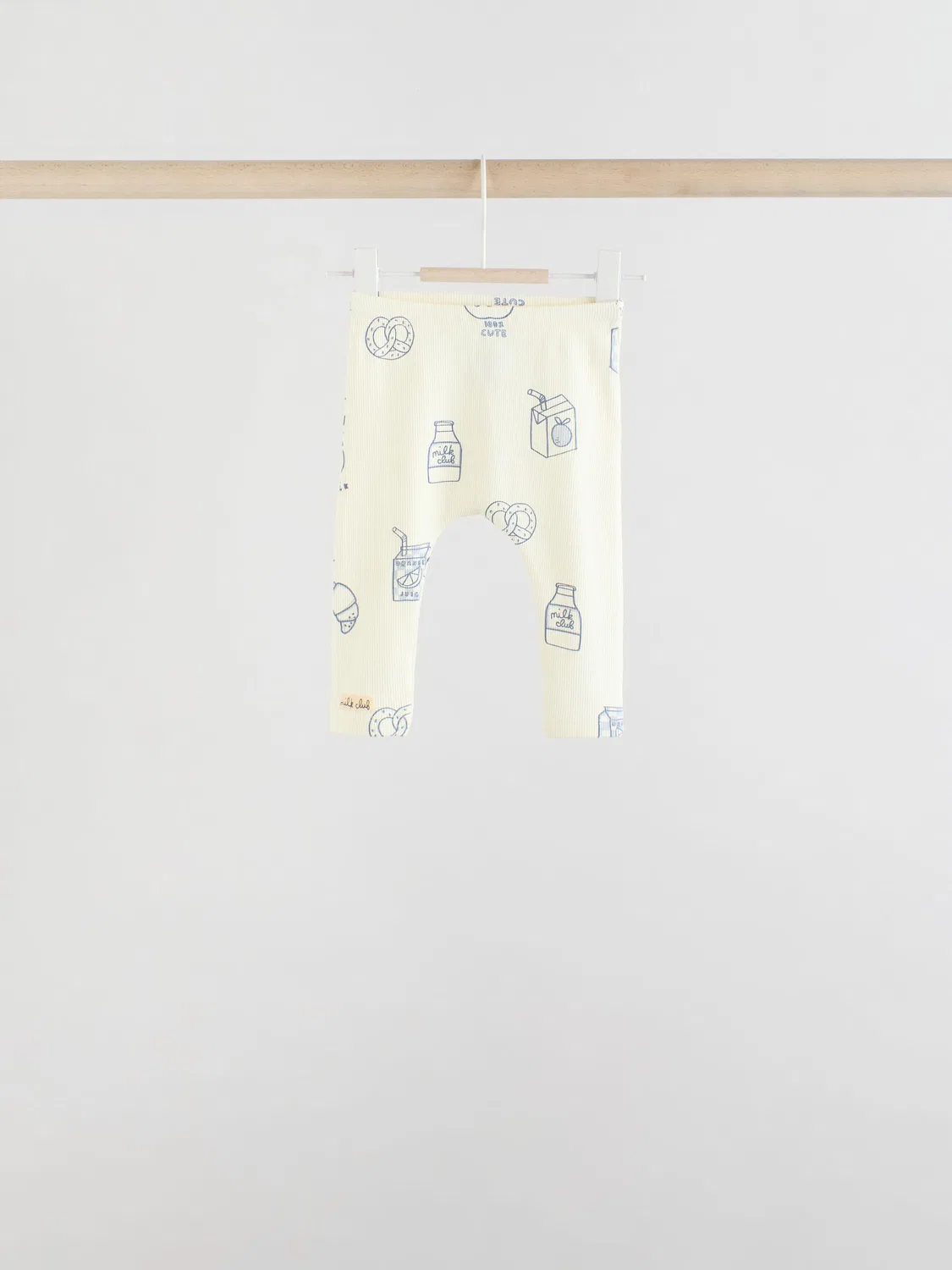 Комплект из 6 предметов, футболки и леггинсы, Blue Milk Club Next, синий — фото 3