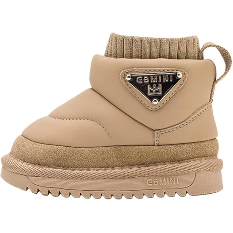 Высокие кроссовки для малышей с защитой от скольжения, EBMINI, Khaki