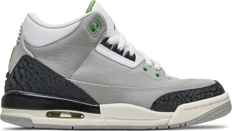 

Кроссовки Air Jordan 3 Retro GS Chlorophyll, зеленый