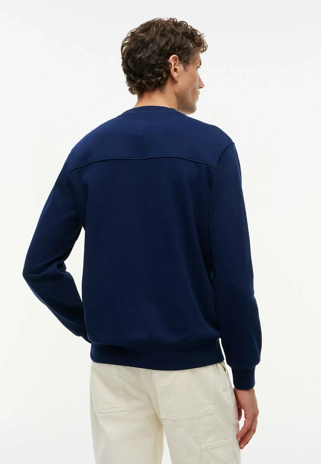 Свободная толстовка с вышивкой логотипа в тон ткани - толстовка Tommy Hilfiger, Carbon Navy — фото 3