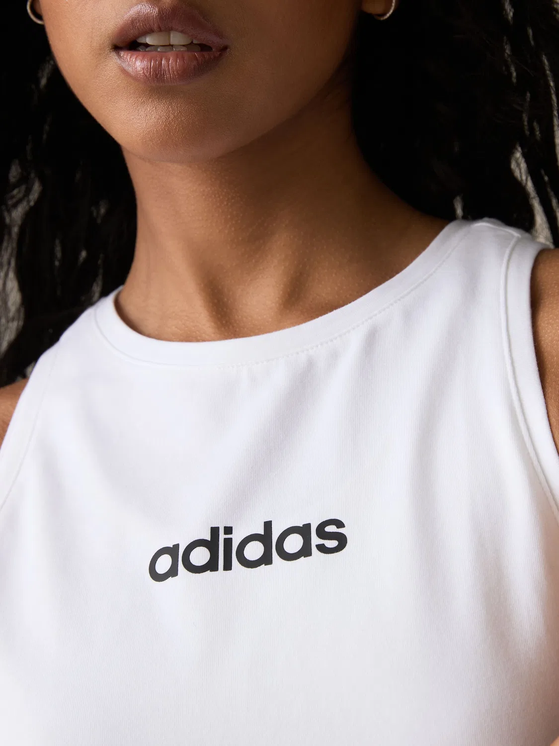 Топ женский, белый adidas — фото 4
