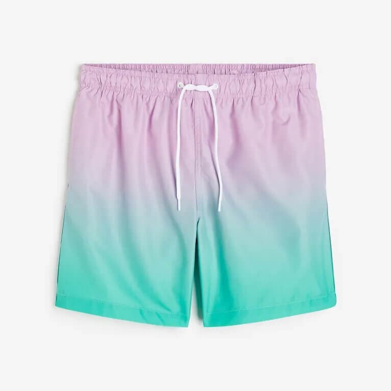 

Узорчатые плавательные шорты H&M, фиолетовый/зеленый