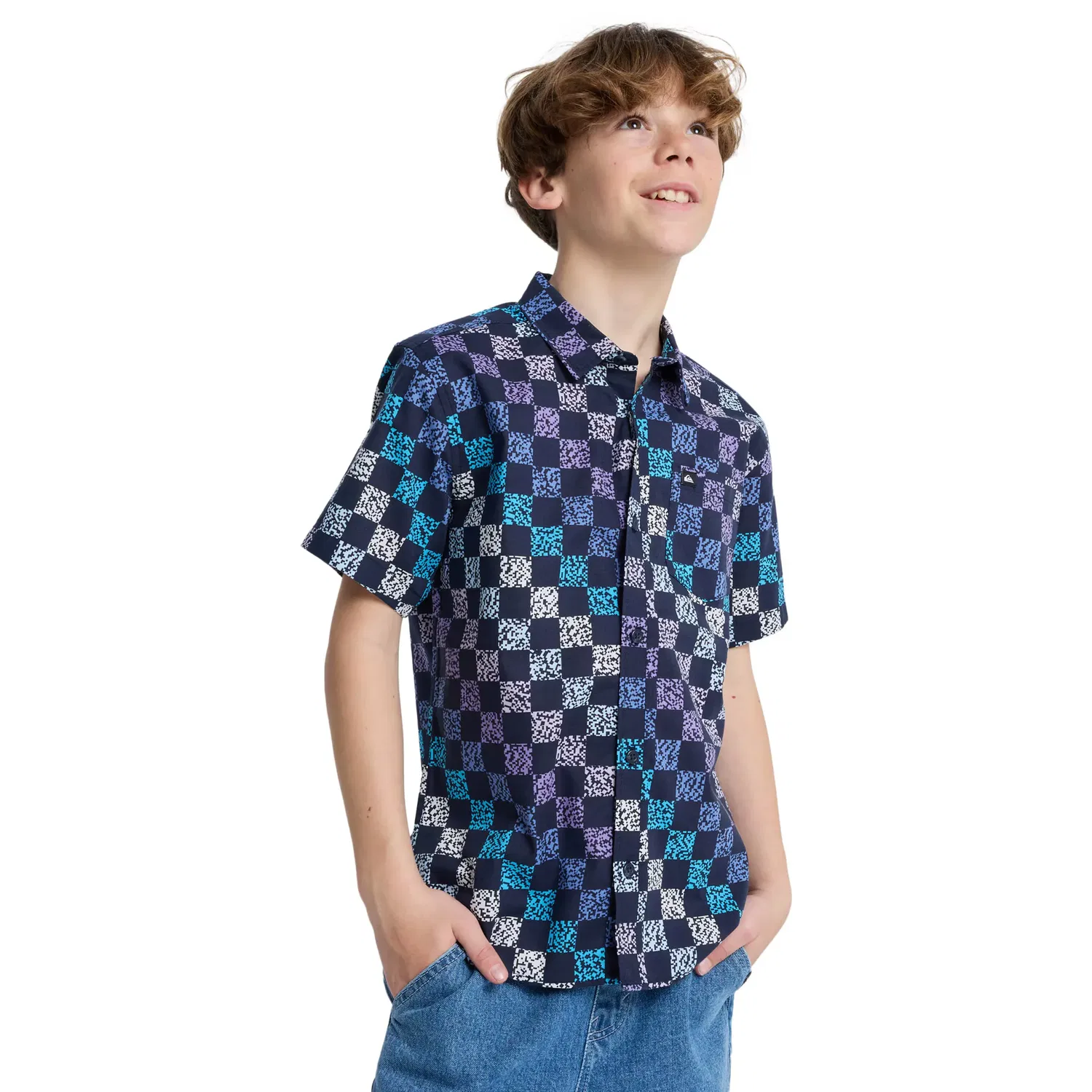 Детская рубашка с коротким рукавом Quiksilver, Negro