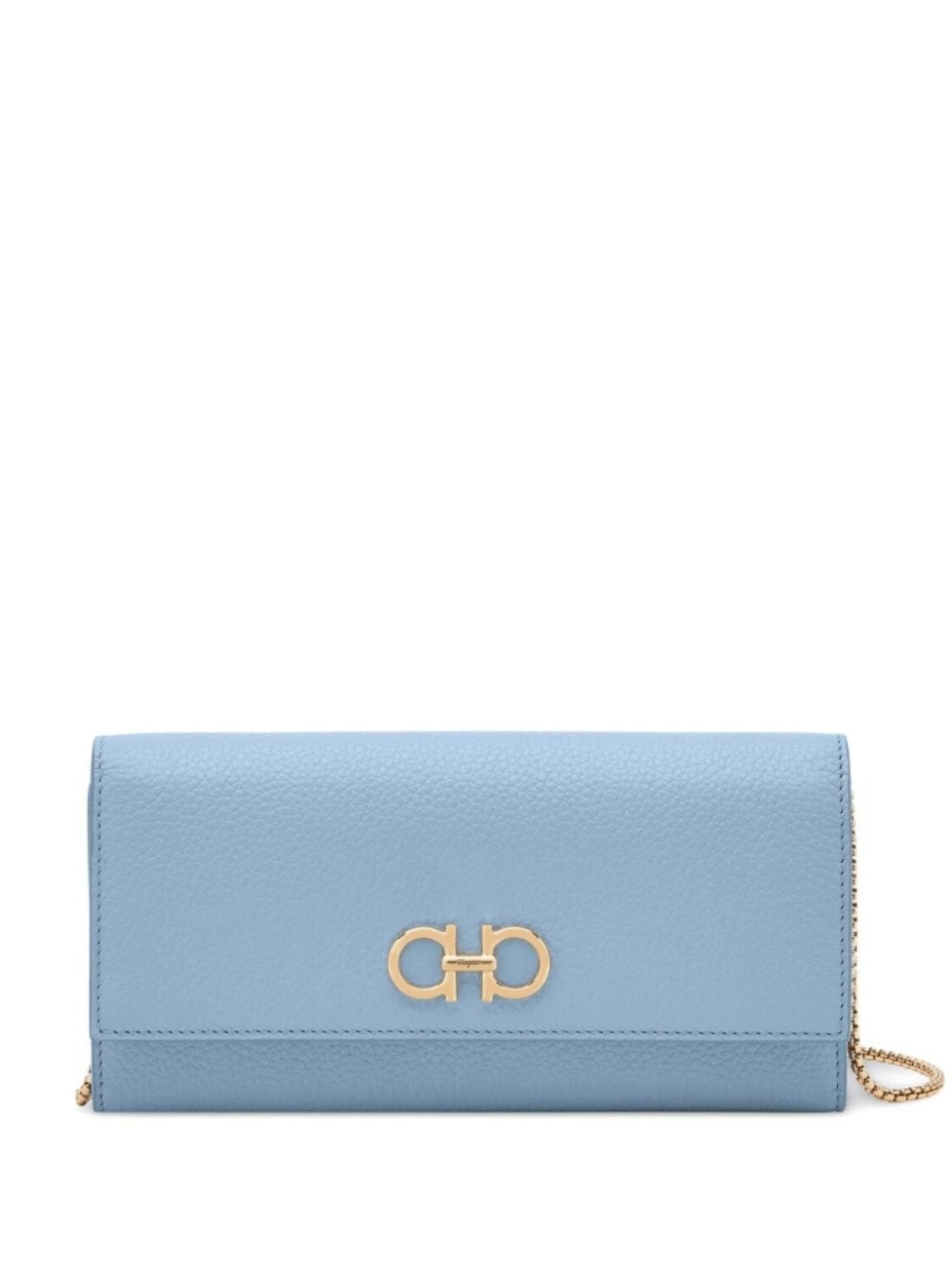 

Ferragamo кошелек на цепочке с декором Gancini, синий