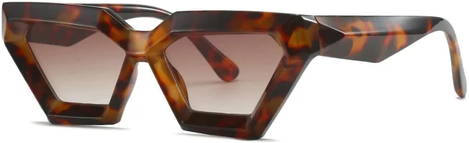 

Женские солнцезащитные очки в винтажном стиле, мужские солнцезащитные очки «кошачий глаз», большие солнцезащитные очки класса люкс, женские очки с защитой от УФ-излучения UV400 SZVVBKK, Leopard Brown