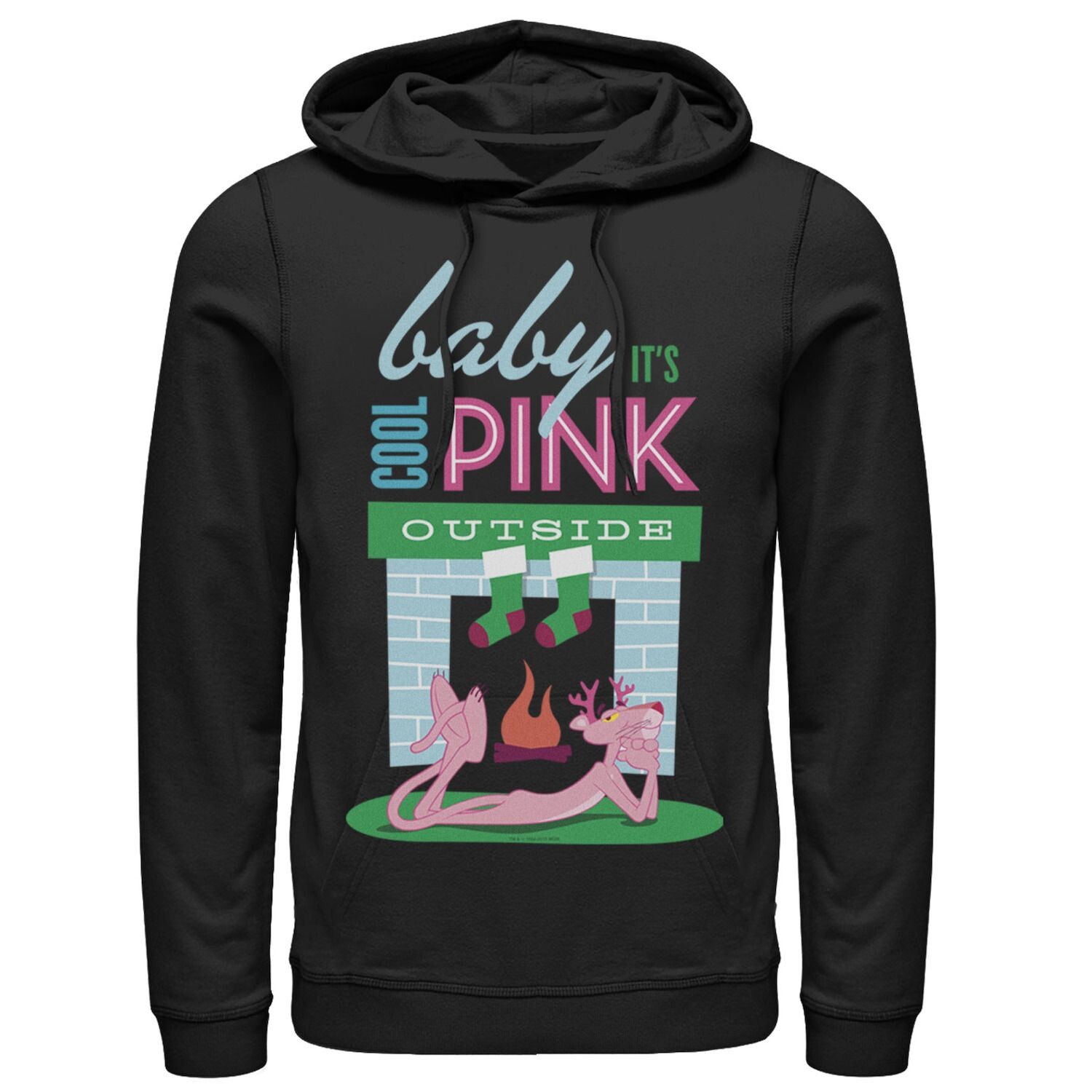 

Мужская толстовка с капюшоном Pink Panther Baby It's Cool Pink Outdoor Licensed Character