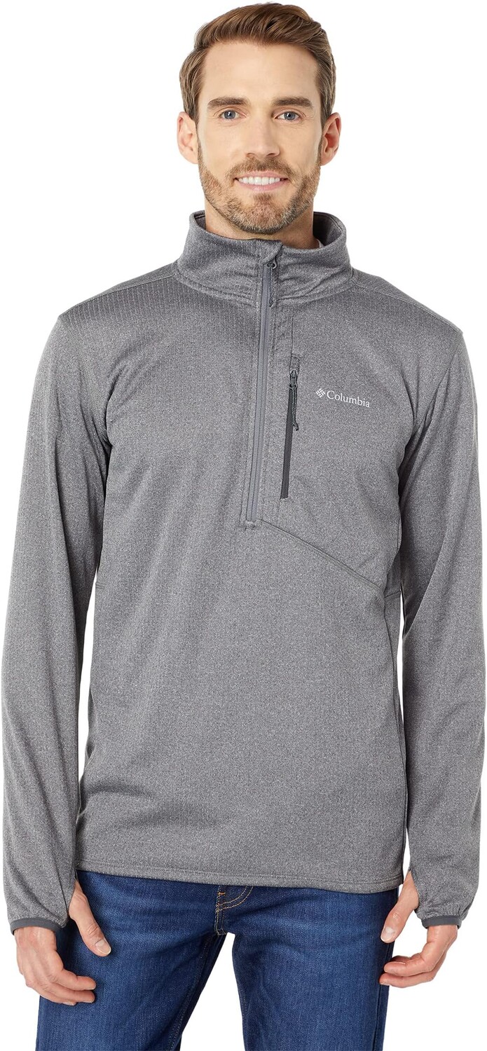 

Толстовка Columbia Park View Fleece 1/2 Zip, цвет City Grey Heather