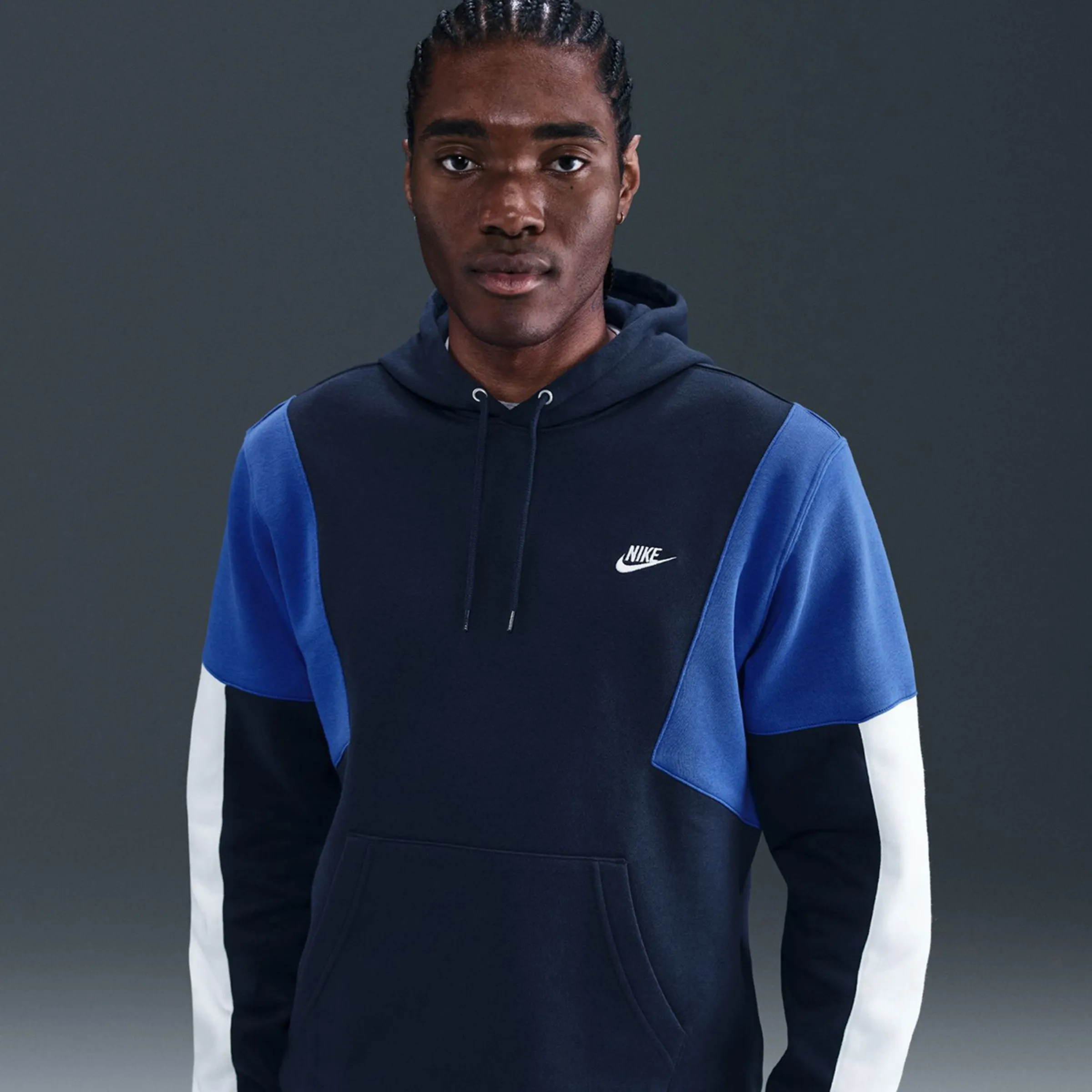 Мужской спортивный костюм Club Fleece Hded Track Gx Nike, синий — фото 4