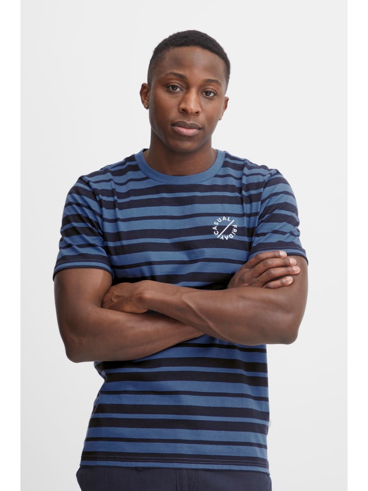 

CASUAL FRIDAY Футболка CFThor синего цвета, Синий, CASUAL FRIDAY Футболка CFThor синего цвета