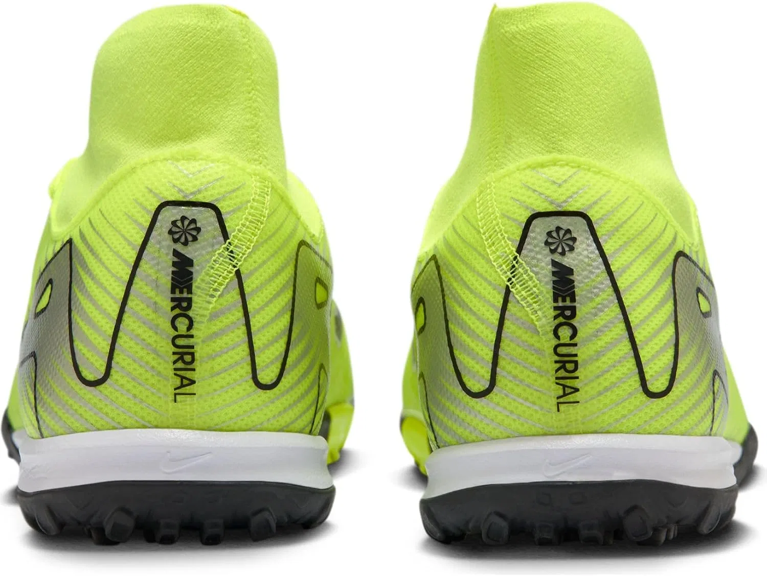 Футбольные бутсы Nike Mercurial Superfly 10 Academy TF High-Top FQ8331, Volt Black — фото 3