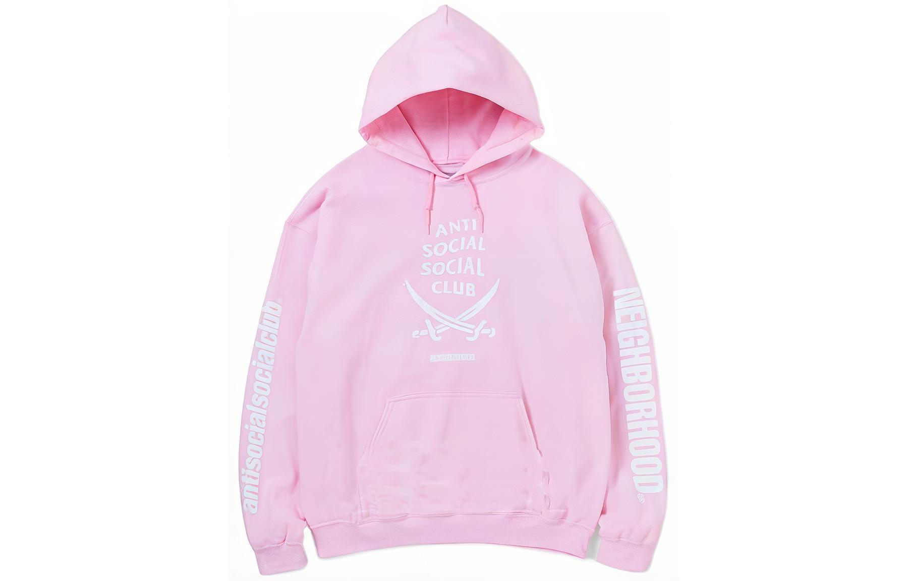 

Толстовка Anti Social Social Club X 6IX NEIGHBORHOOD, розовый