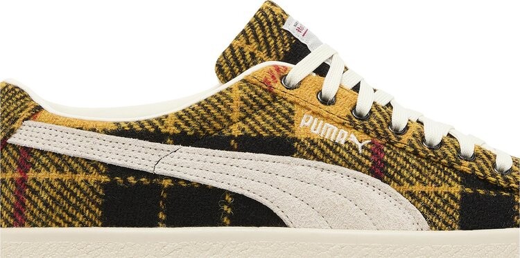 Кроссовки Harris Tweed x Suede Vintage 'Tartan - Yellow', желтый — фото 2