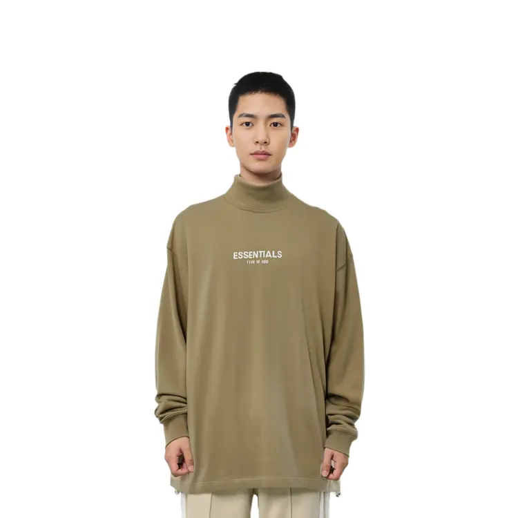 Толстовка Fear Of God Essentials дубово-коричневая — фото 3