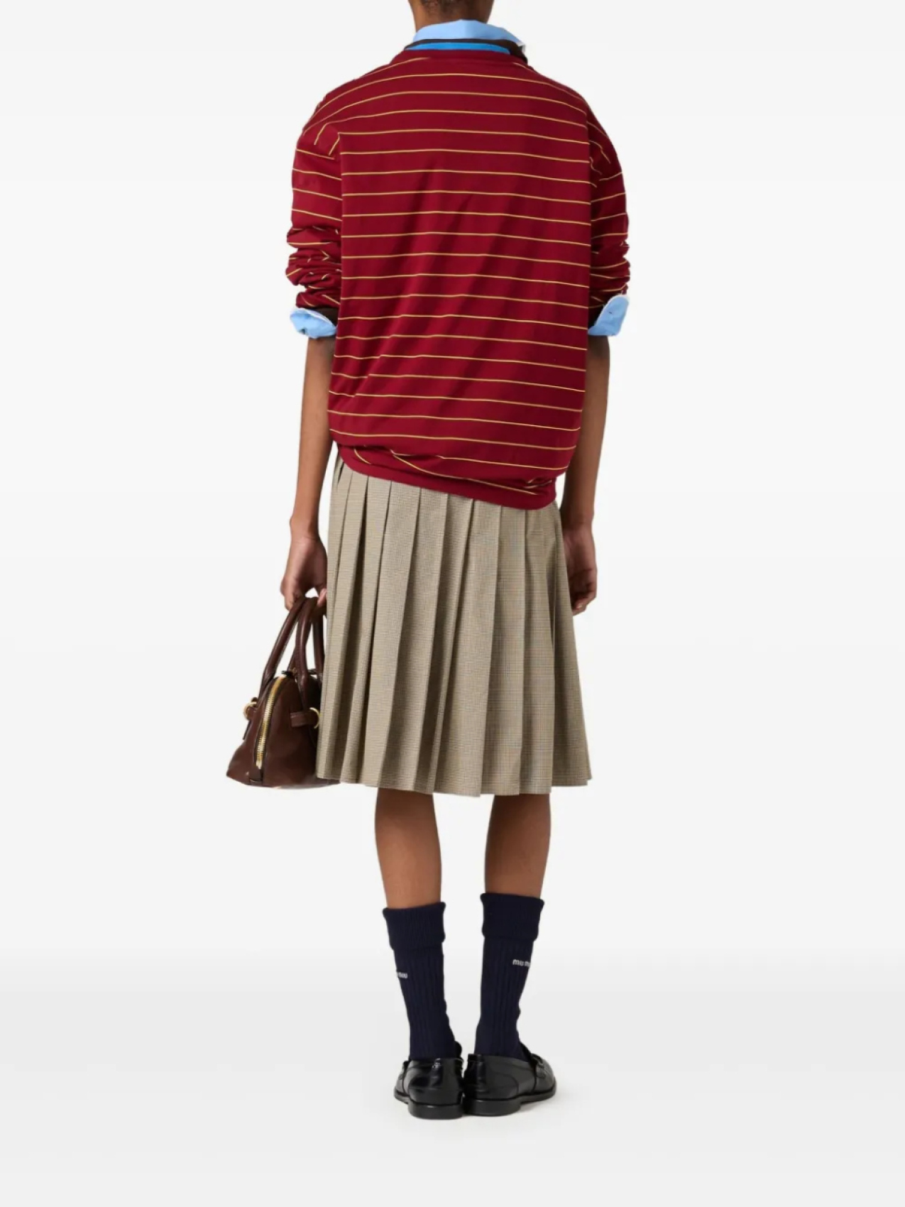 Футболка с длинными рукавами Miu Miu, красный — фото 3