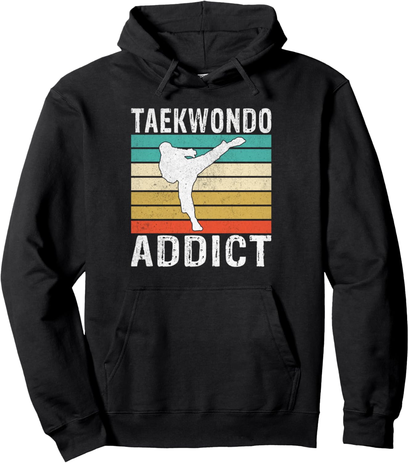 

Худи Taekwondo Addict Taekwondo Taekwondo Gifts, черный