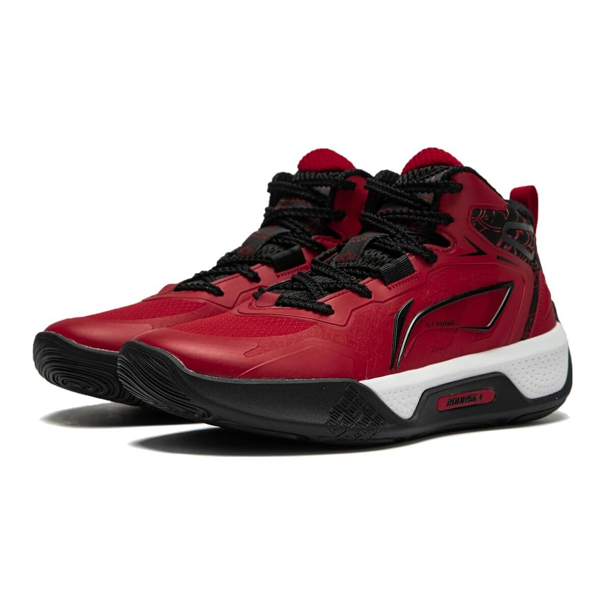 Баскетбольные кроссовки Sky Shadow V1 Kids GS Mid-top Red Lining Young, красный — фото 3