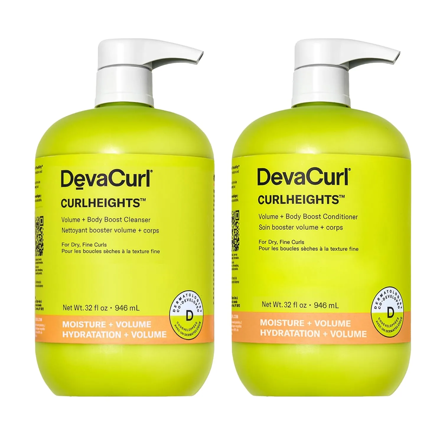 Кондиционер для придания объема и густоты волосам DevaCurl CurlHeights, 340 мл.