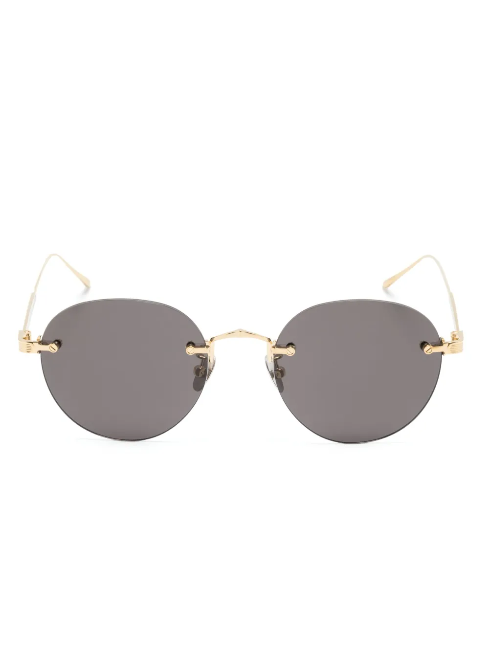 

Солнцезащитные очки Panthère de Cartier в круглой оправе Cartier Eyewear, золотой