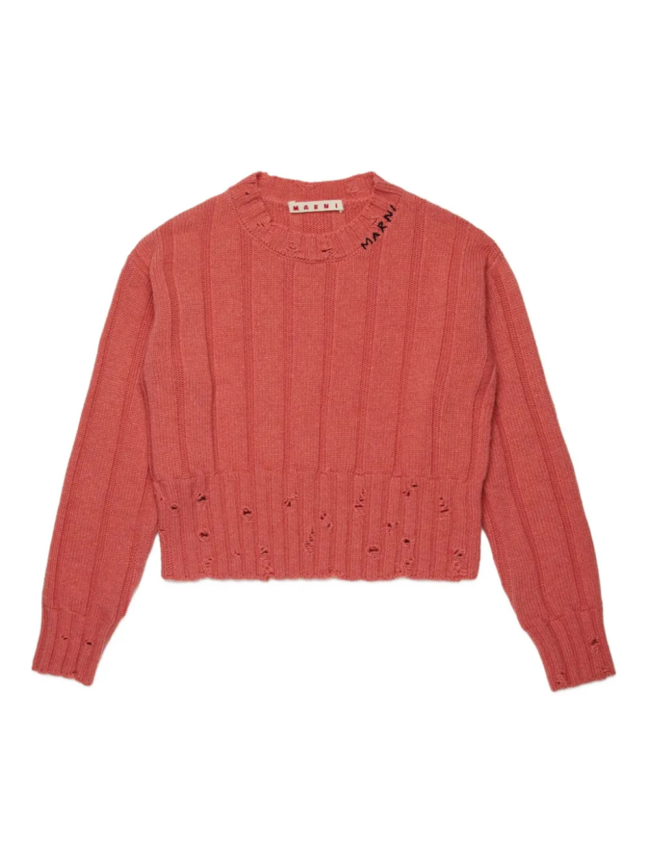 

Детский свитер с вышитым логотипом Marni Marni Kids, красный