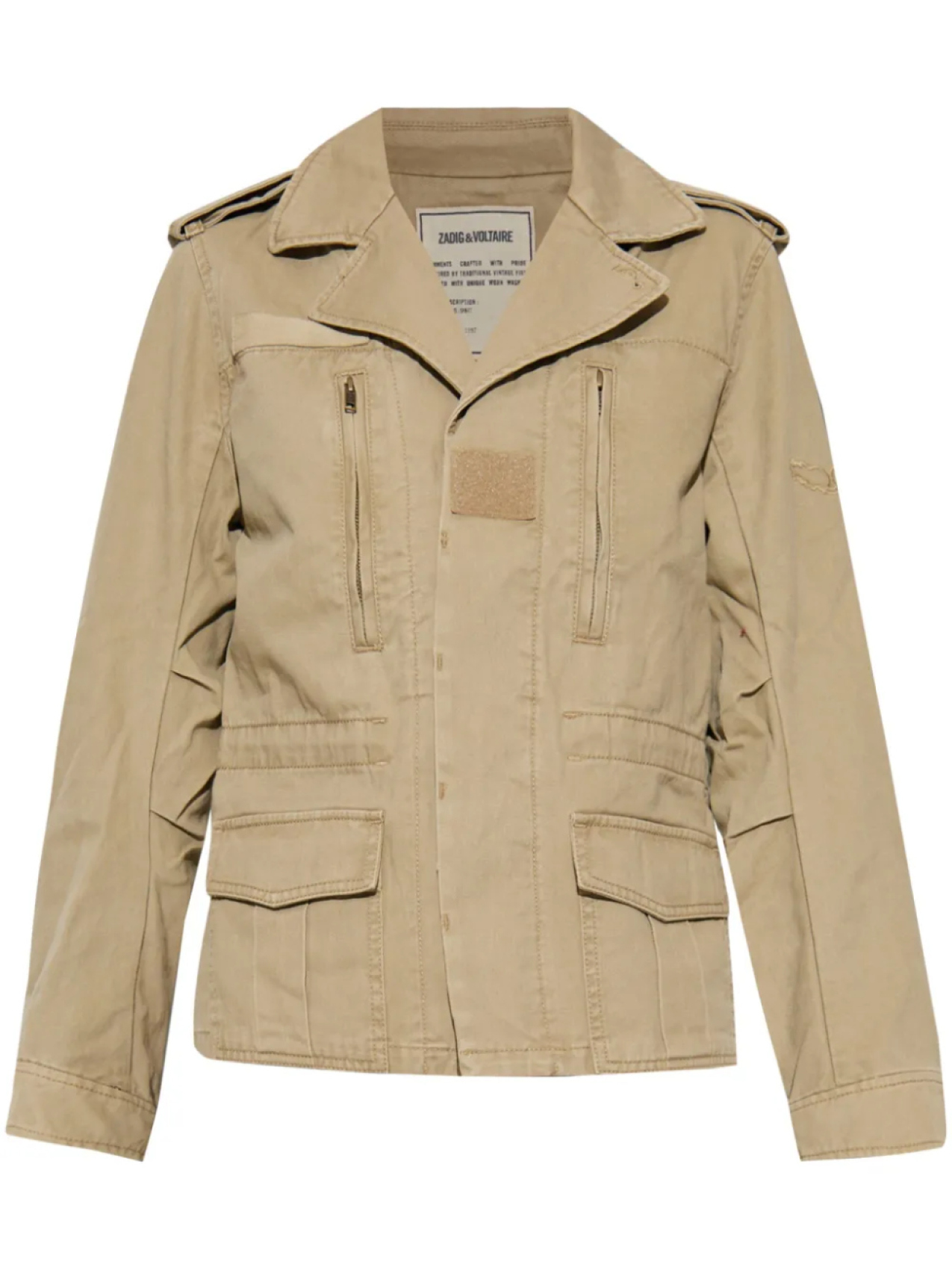 

Куртка из хлопка Zadig&Voltaire, коричневый