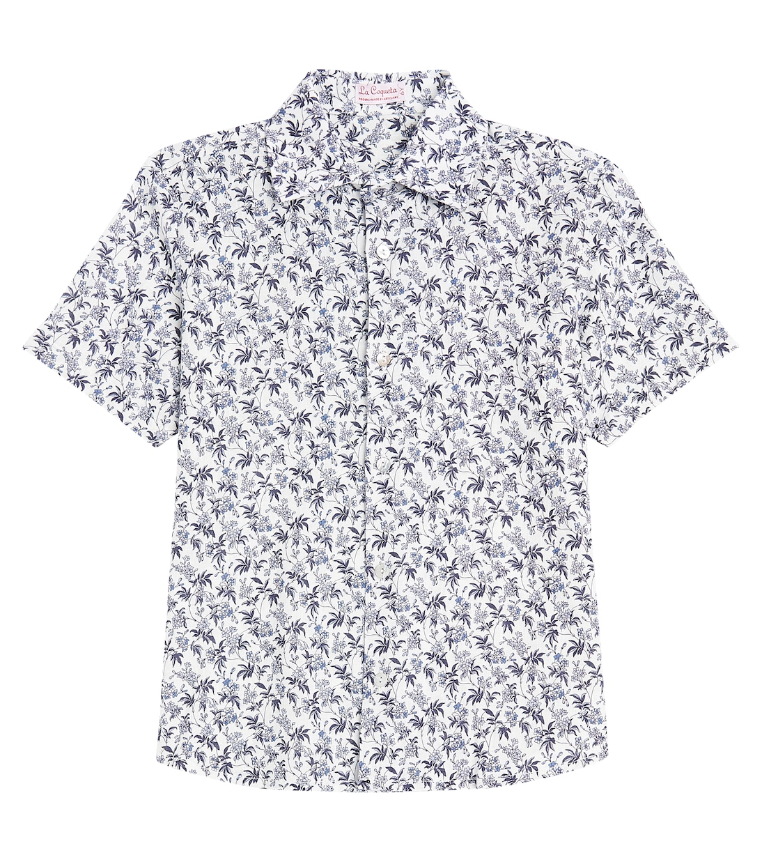 

Рубашка из льняной смеси с цветочным принтом Франциско La Coqueta, Navy Floral