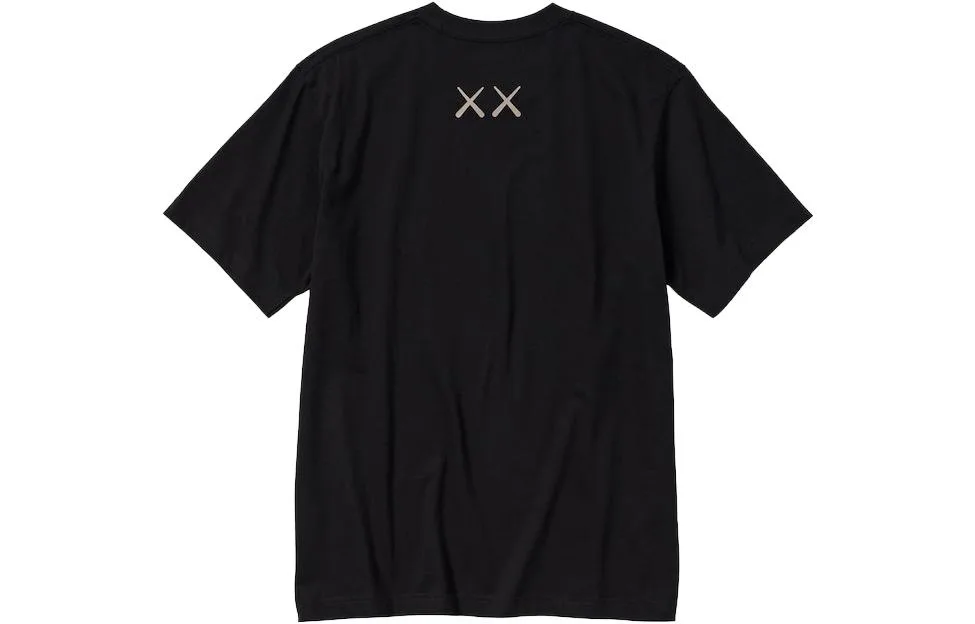 Футболка с принтом KAWS UT UNIQLO, черный — фото 3