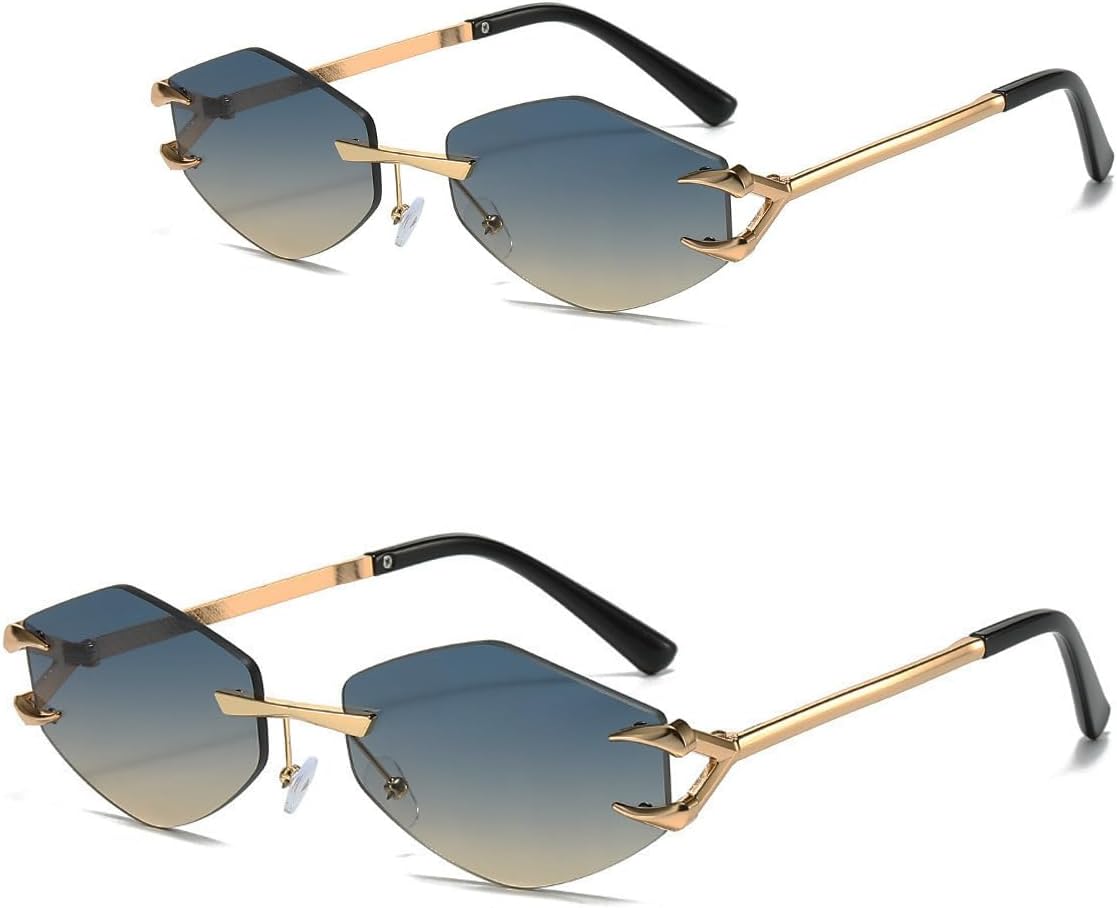 

Модные солнцезащитные очки прямоугольной формы для женщин, ретро-очки для вождения, винтажные, нишевые, модные, узкая квадратная оправа - 2 шт. - зелено-желтые ||Обычные GDKPJDT, Green Yellow