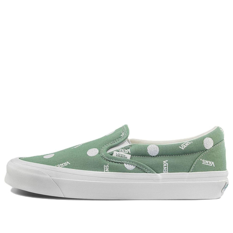 

Кеды Vans OG Classic Slip-On LX 'Polka Dot - Green', зеленый