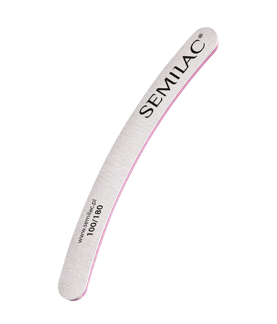 

Пилочка для ногтей Semilac Nail File Banana 100/180, 1 шт.