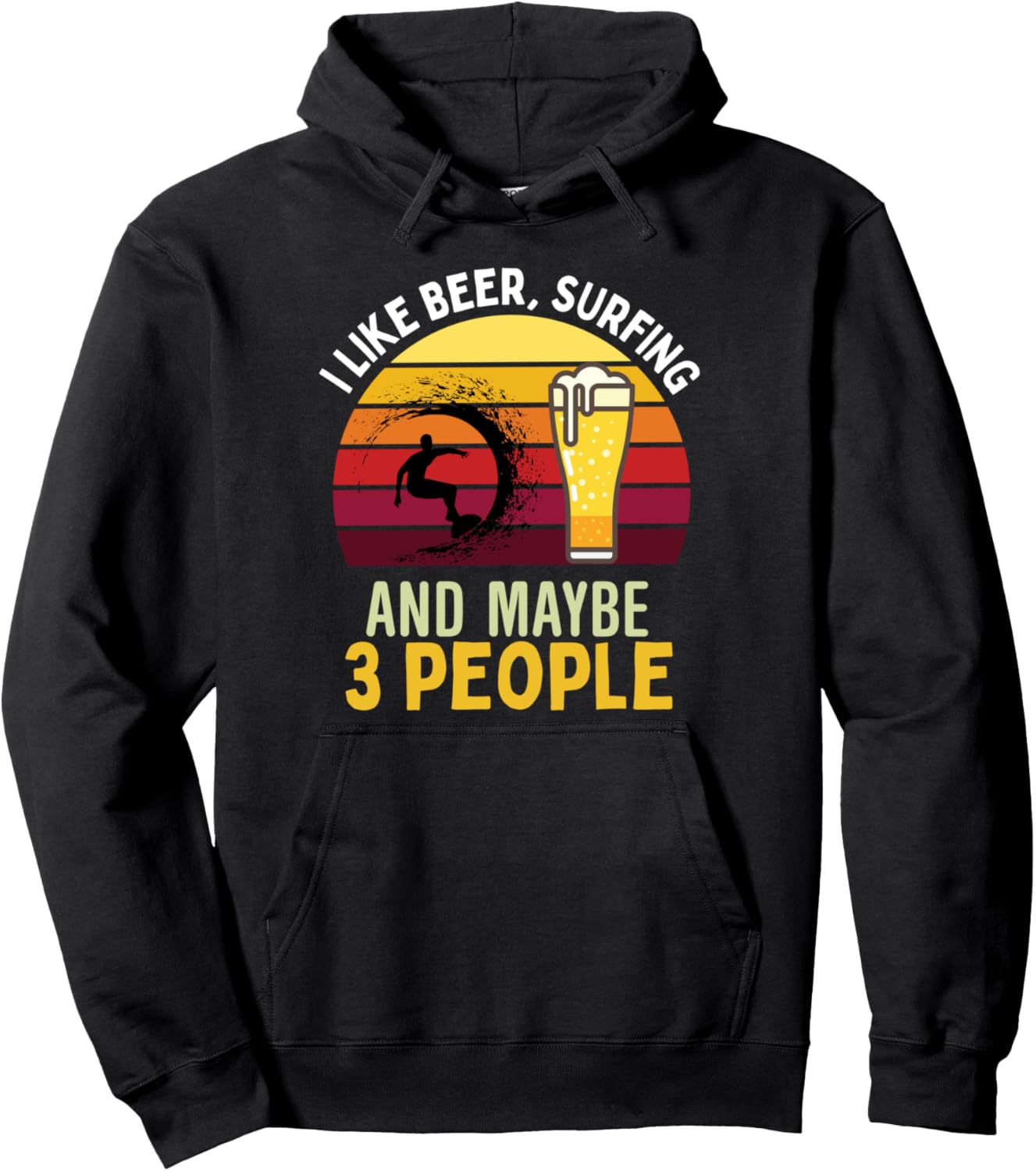 

Худи «Пивной серфинг, или 3 человека любят пиво» The Beer Authority, черный