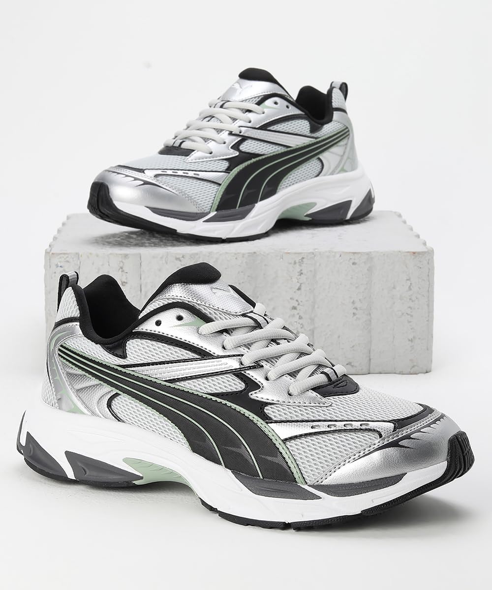 Мужские кроссовки для фитнеса и тренировок Puma, зеленый/серый — фото 4