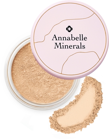 Минеральная пудра для идеального внешнего вида Annabelle Minerals Coverage Mineral Foundation, Golden Sand 4 g — фото 2