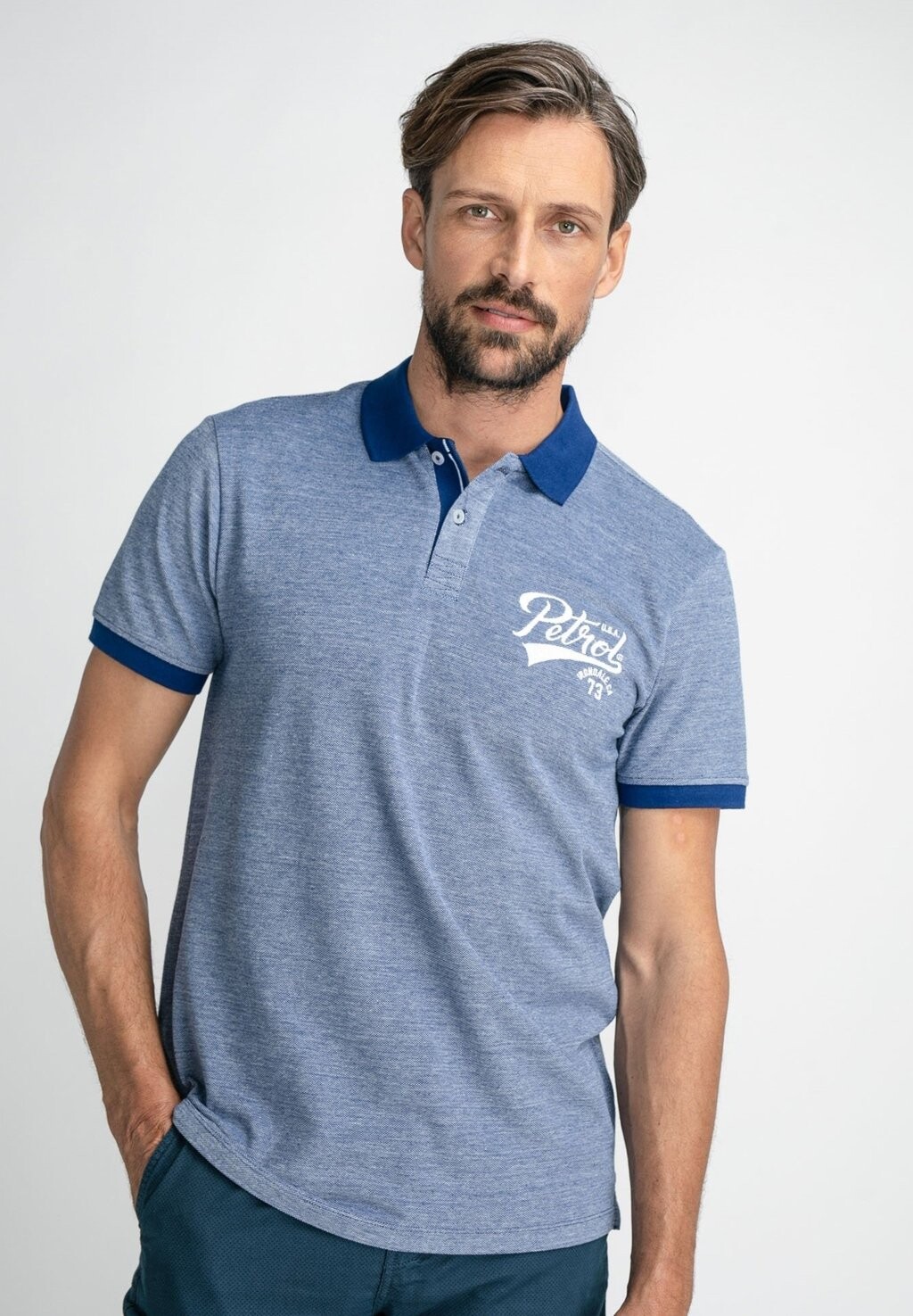 

Поло Classic Petrol Industries, цвет imperial blue