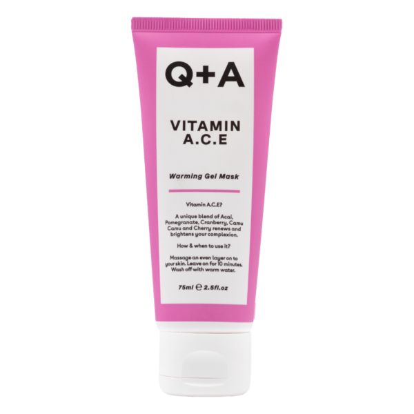 

Освежающая гелевая маска для лица vitamin a c e warming gel mask Q+A, 75 мл