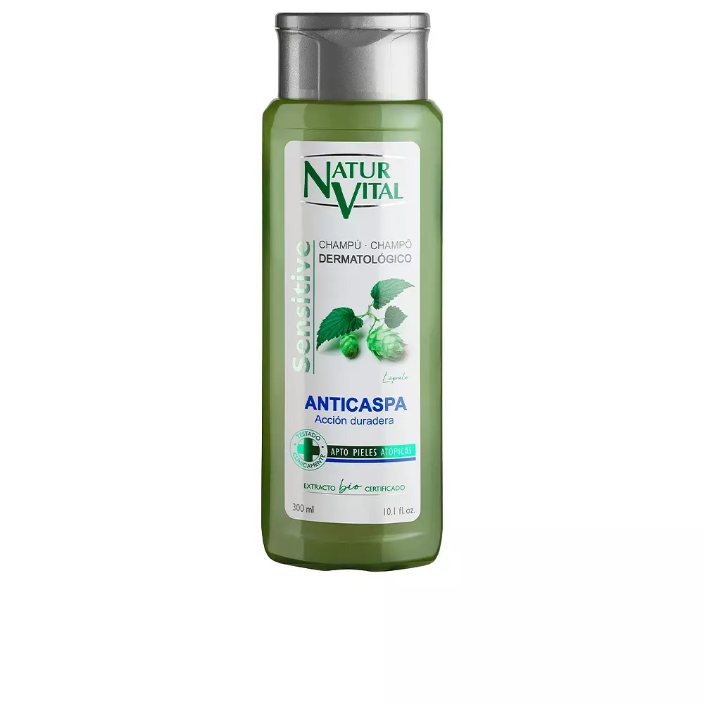 

Шампунь Champú sensitive anticaspa Naturvital, 300 мл.
