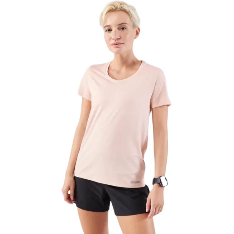 

Футболка женская кварцевый розовый DECATHLON