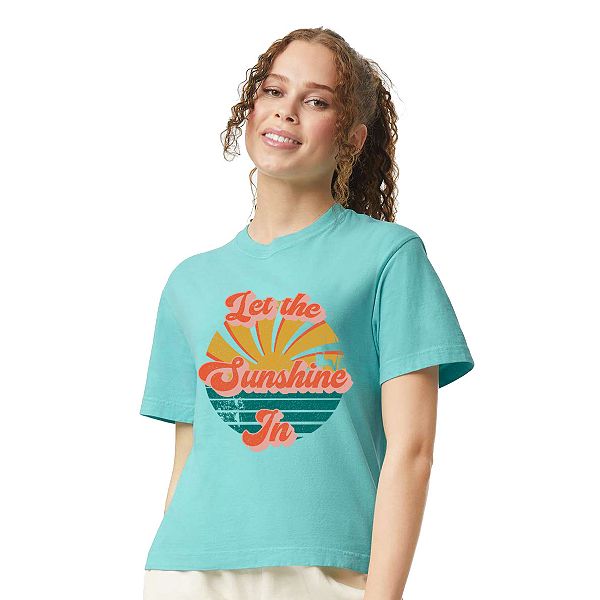 

Футболка Let the sunshine in расслабленного кроя кроп Simply Sage Market, Chalky Mint, Зеленый, Футболка Let the sunshine in расслабленного кроя кроп Simply Sage Market, Chalky Mint