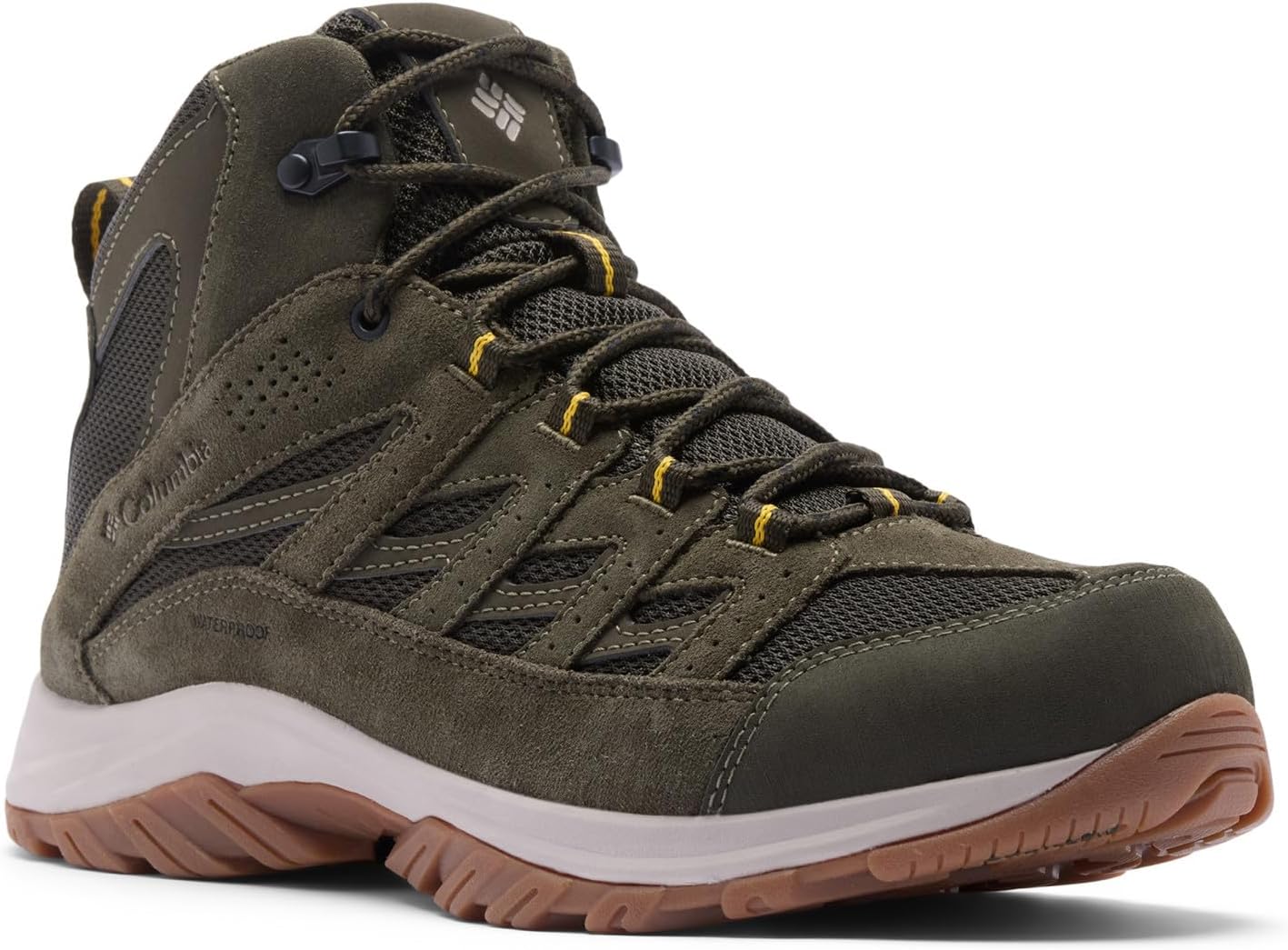 

Мужские водонепроницаемые походные ботинки Columbia Crestwood Mid, оливковый