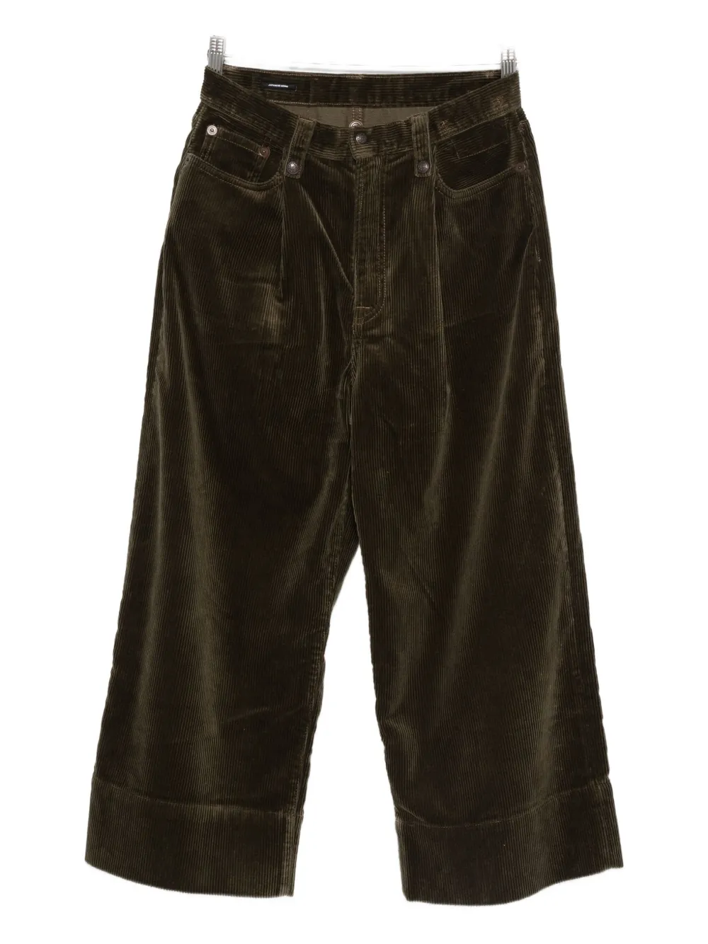 

Плиссированный вельветовый деним R13, зеленый