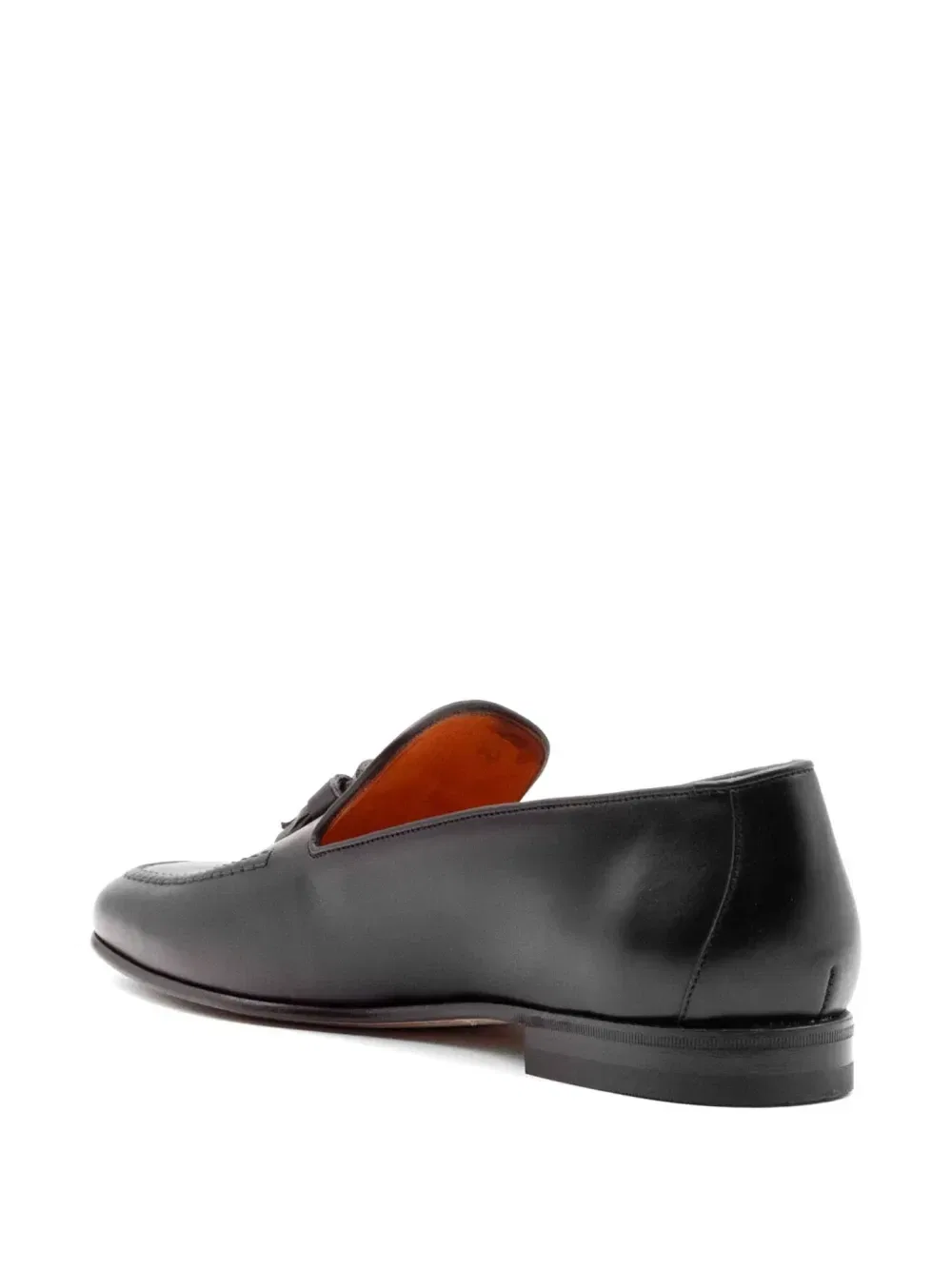 Лоферы с круглым носком и кисточками Berwick Shoes, черный — фото 3