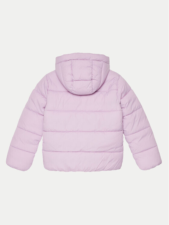 Пуховик стандартного кроя United Colors Of Benetton, фиолетовый — фото 2