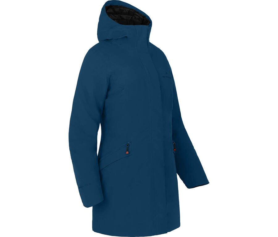 

BERGSON Зимнее пальто теплое утепленное, водонепроницаемость 20000 мм водяного столба, синее