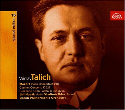 

CD диск Mozart / Novak / Riha / Czech Phil Orch / Talich: Vaclav Talich 15
