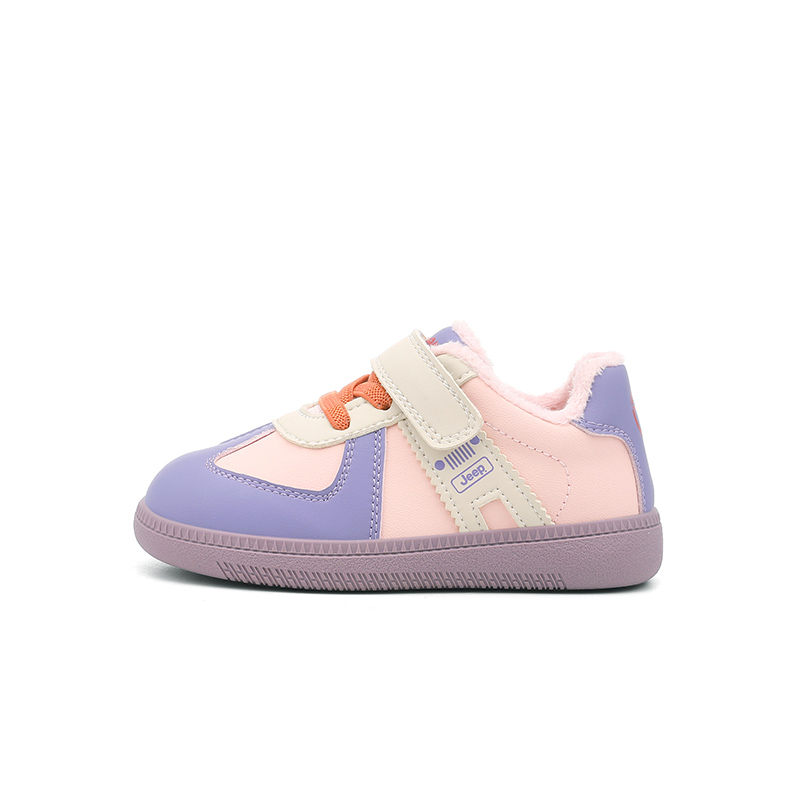 

Низкие детские кроссовки для повседневной носки. Дети 3–7 лет. Jeep, лиловый/розовый