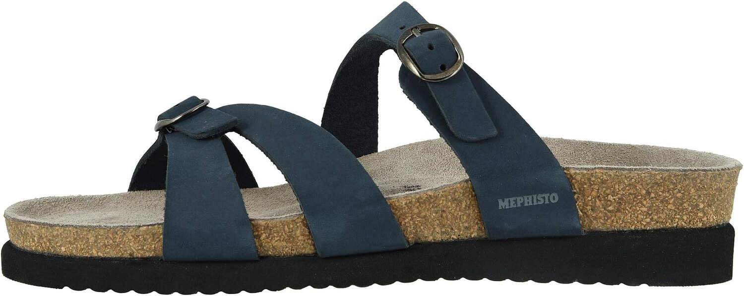 Сандалии на плоской подошве Hannel Mephisto, цвет Navy Nubuck — фото 4
