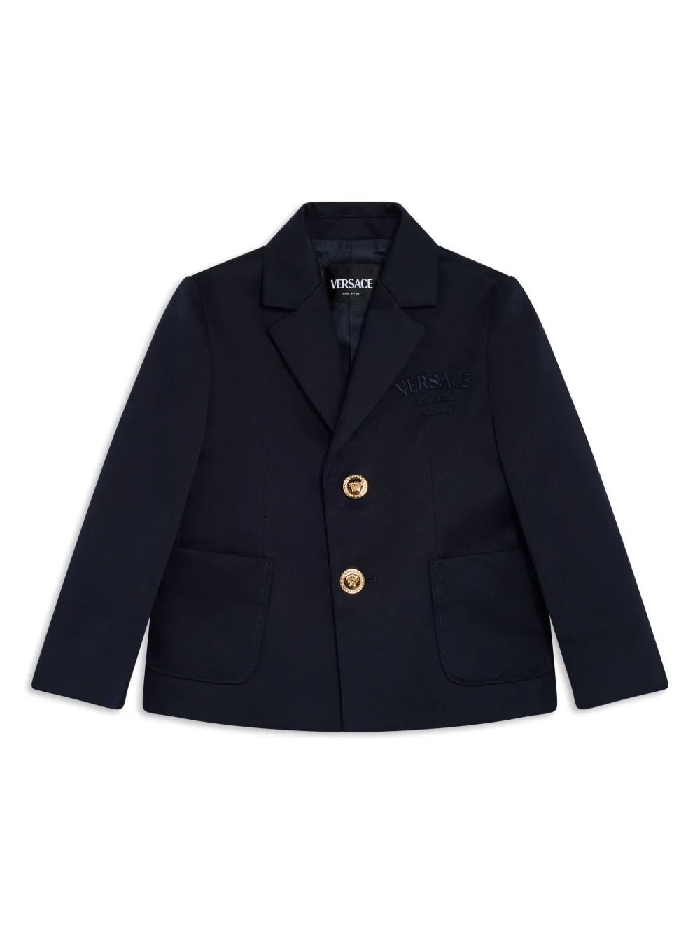 

Блейзер с декором Medusa Versace Kids, черный