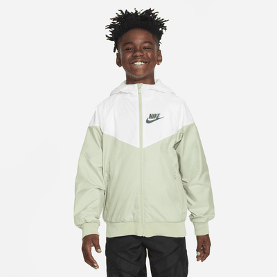 

Куртка Nike Sportswear Windrunner, цвет Honeydew/White/Honeydew/Deep Jungle