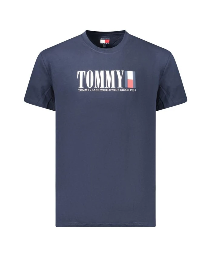 

Синяя футболка с круглым вырезом Tommy Hilfiger, синий