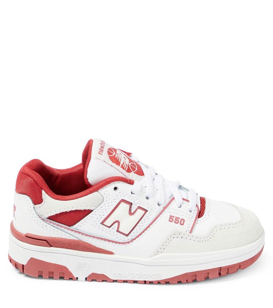 Кроссовки 550 из искусственной кожи New Balance, белый — фото 3
